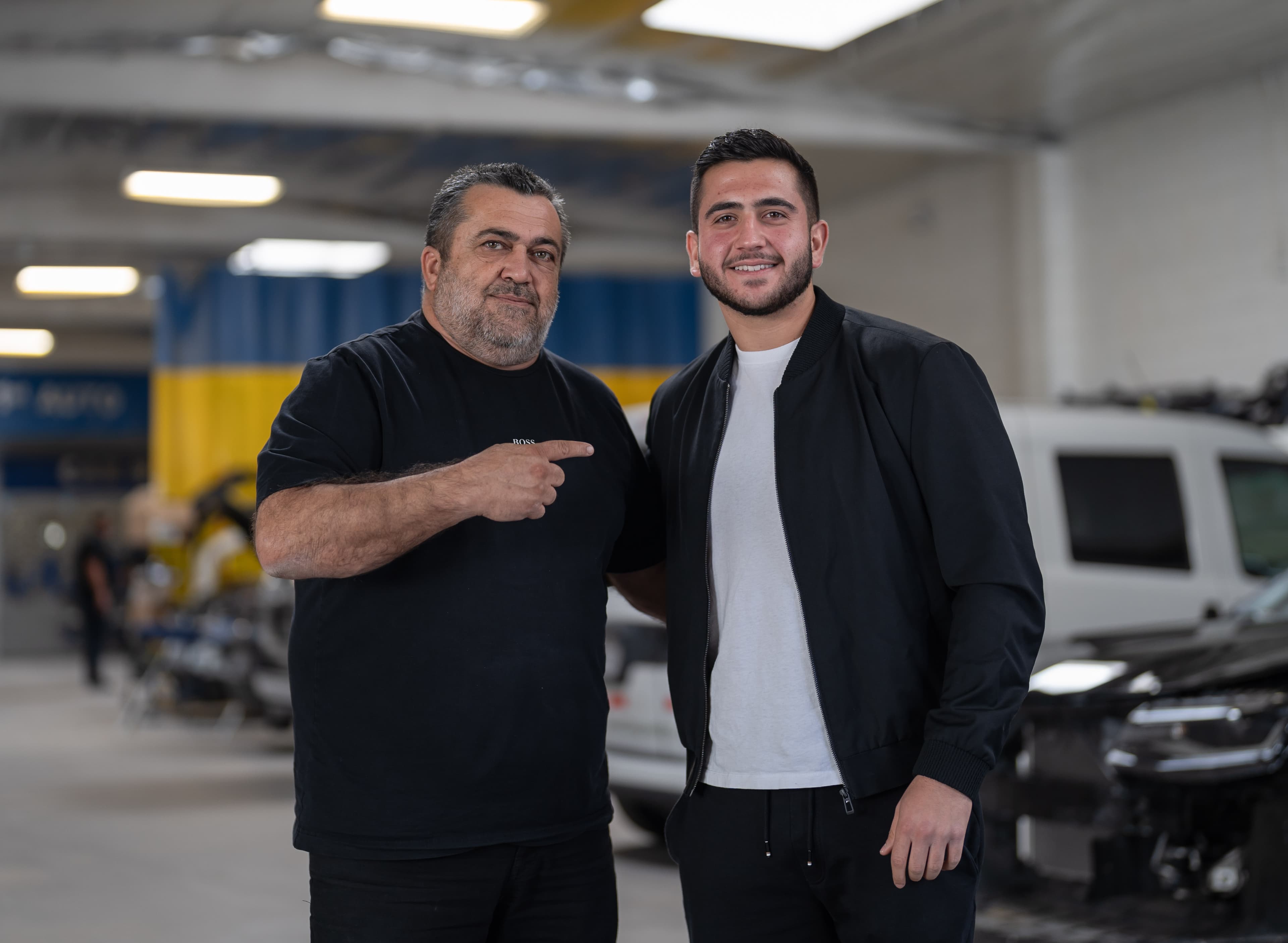 Gokor and Kris at Century 1st Auto Body & Paint